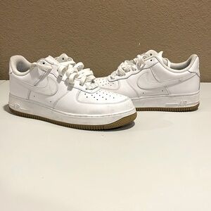 Nike Air Force 1 White & Tan (Men’s)